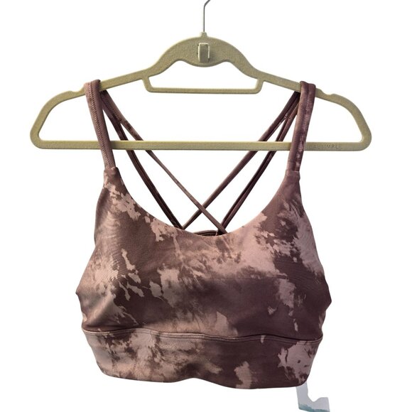 NWT Balance Collection Deuville Mauve Tie Dye Padded Sports Bra Size XL - Picture 1 of 7